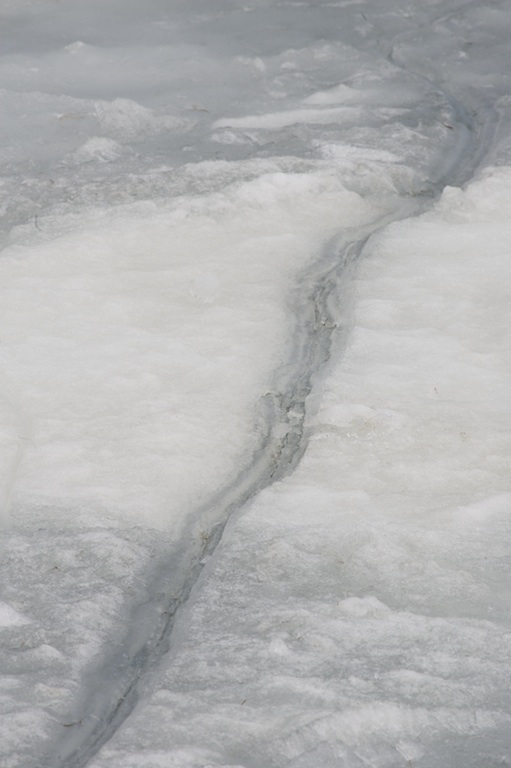 Broken Ice, the Fissure