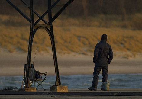 Standing around Fishing